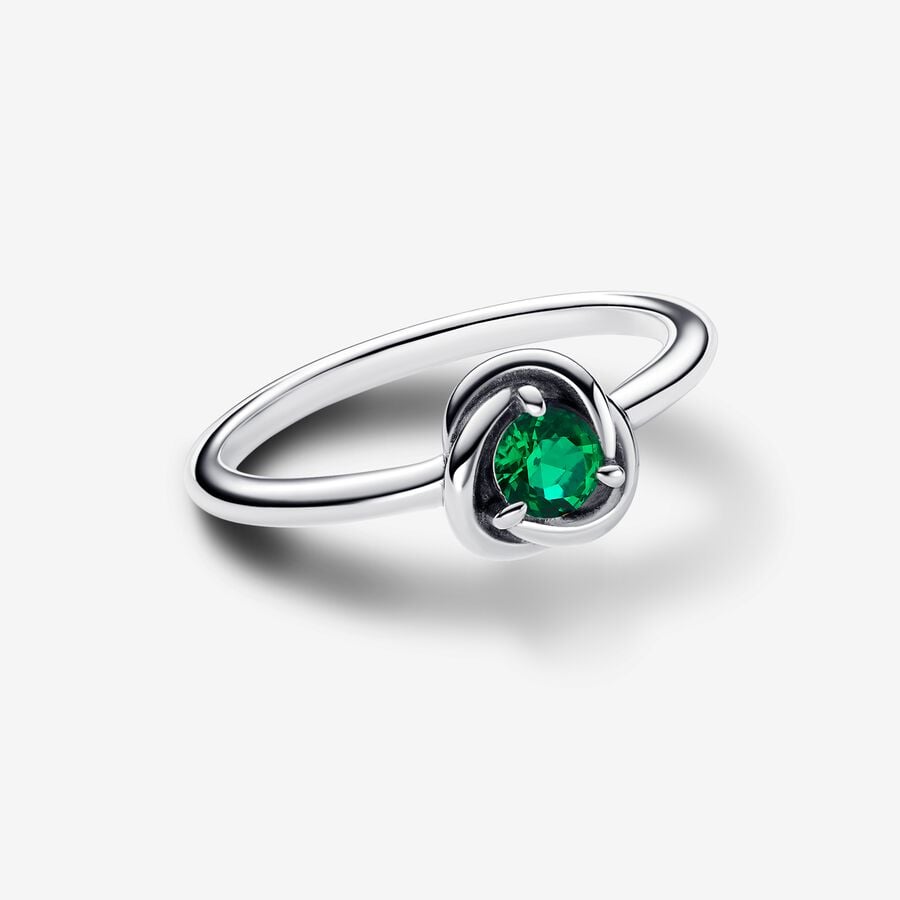 Pandora Green Eternity Circle Ring 192993C05