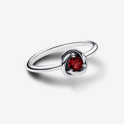 Pandora True Red Eternity Circle Ring 192993C07