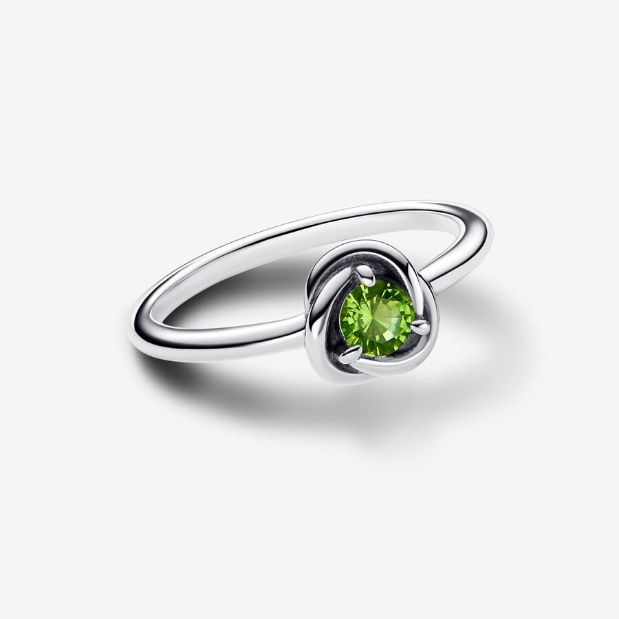 Pandora Spring Green Eternity Circle Ring 192993C08