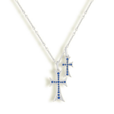 Double Cross Me Necklace