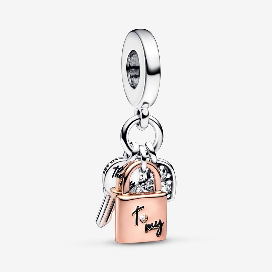 Padlock & Heart Bracelet Gift Set B802377