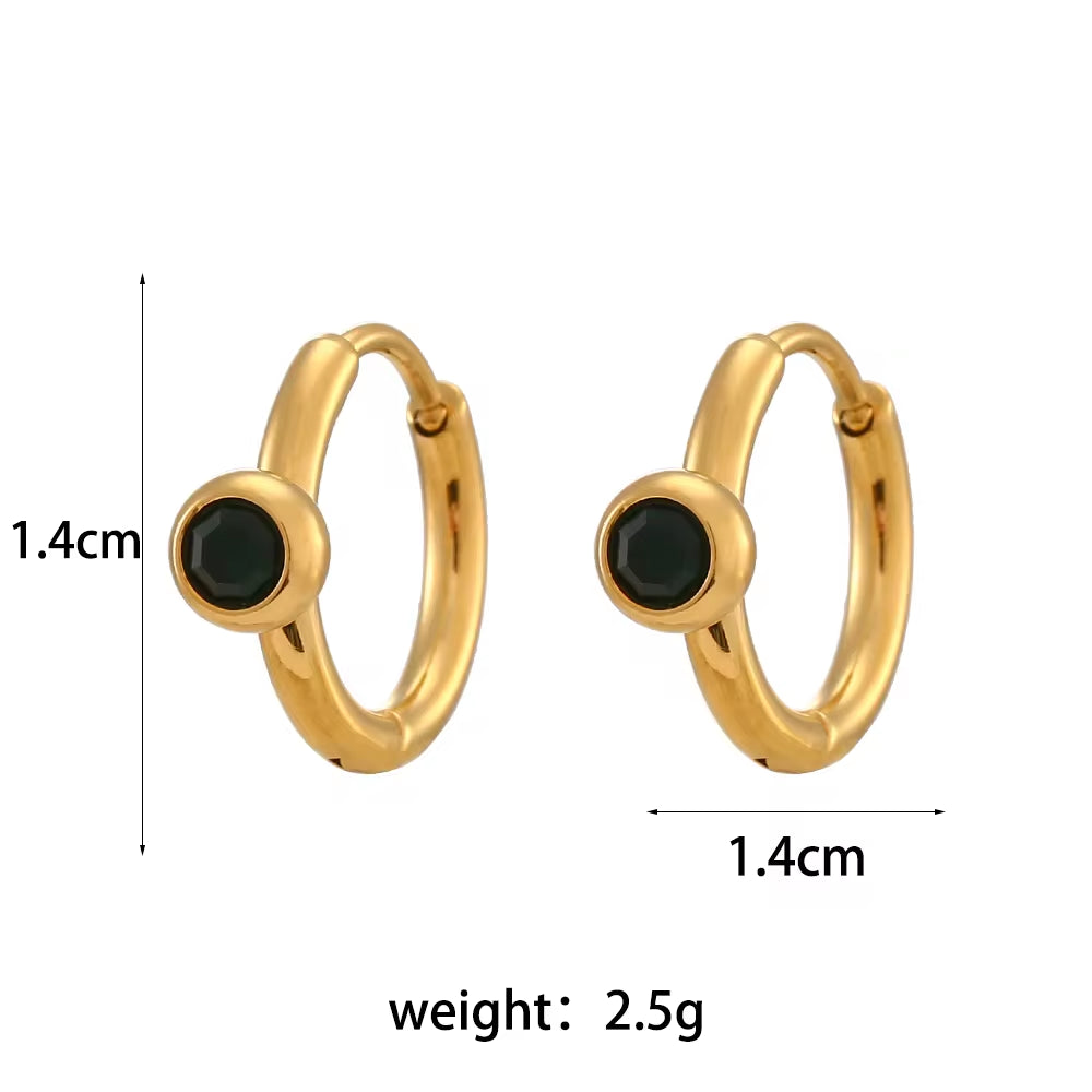 Trendy Earrings Gold Plated Jewelry Set Stainless Steel Fashion Jewelry Earrings Wholesale