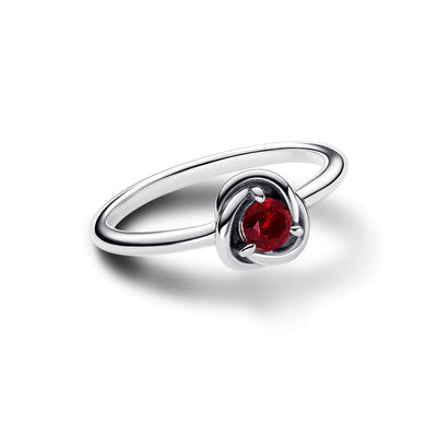 Pandora Red Eternity Circle Ring 192993C01