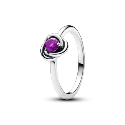 Pandora Purple Eternity Circle Ring 192993C02