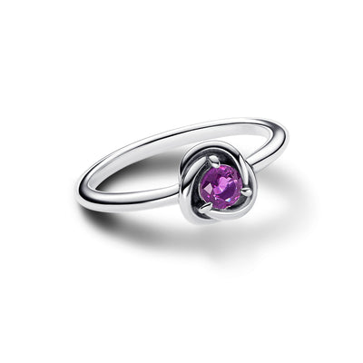 Pandora Purple Eternity Circle Ring 192993C02