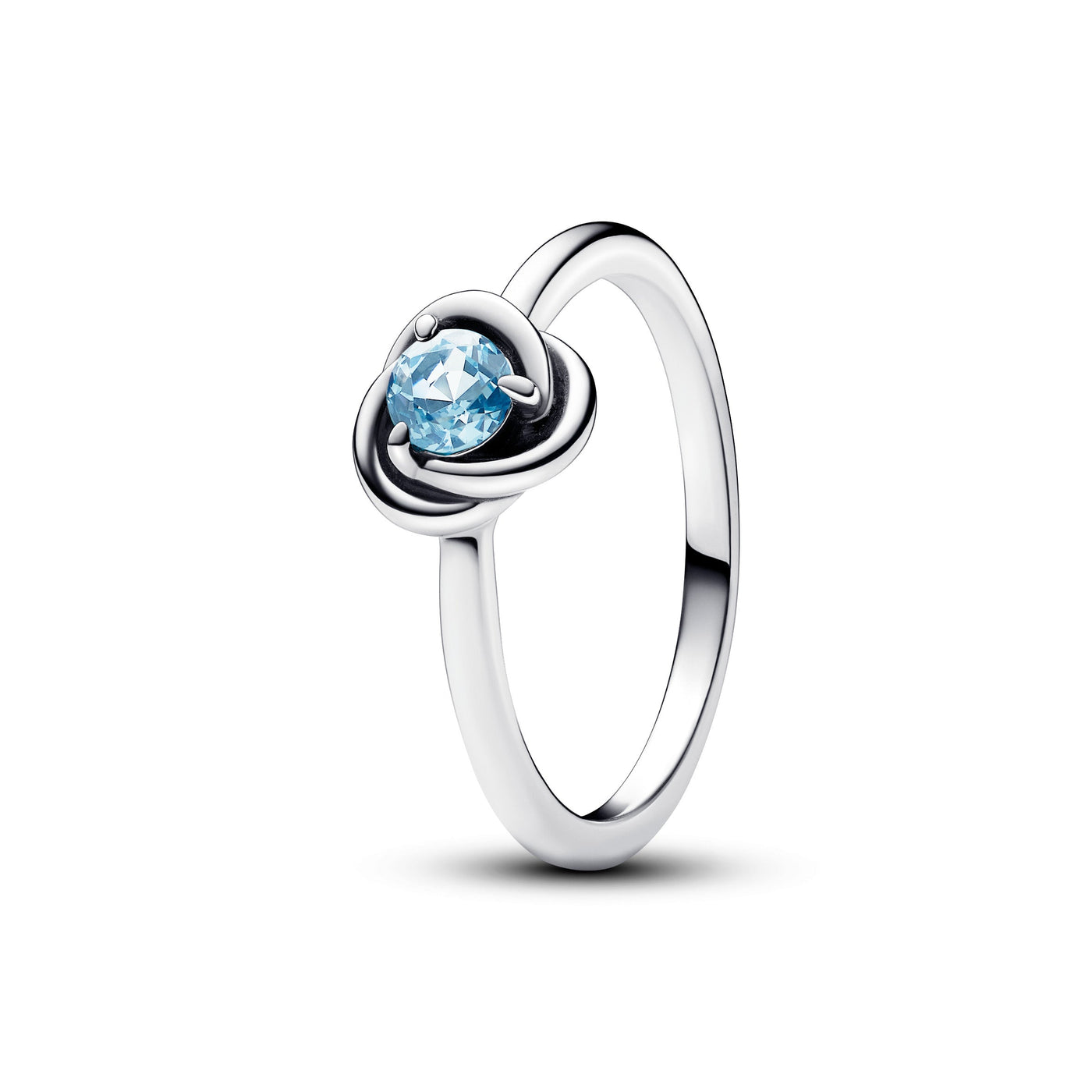 Pandora Sea Aqua Blue Eternity Circle Ring 192993C03