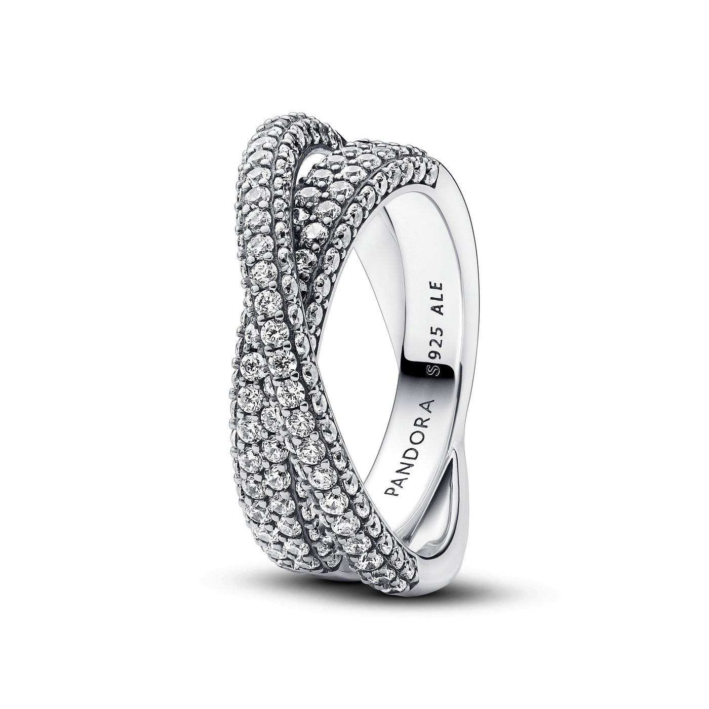 Pandora Timeless Pavé Crossover Dual Band Ring 193022C01