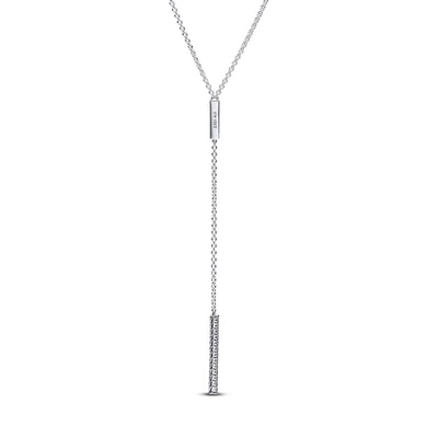 Pandora Pandora Timeless Pavé Prism Drop Necklace 393013C01