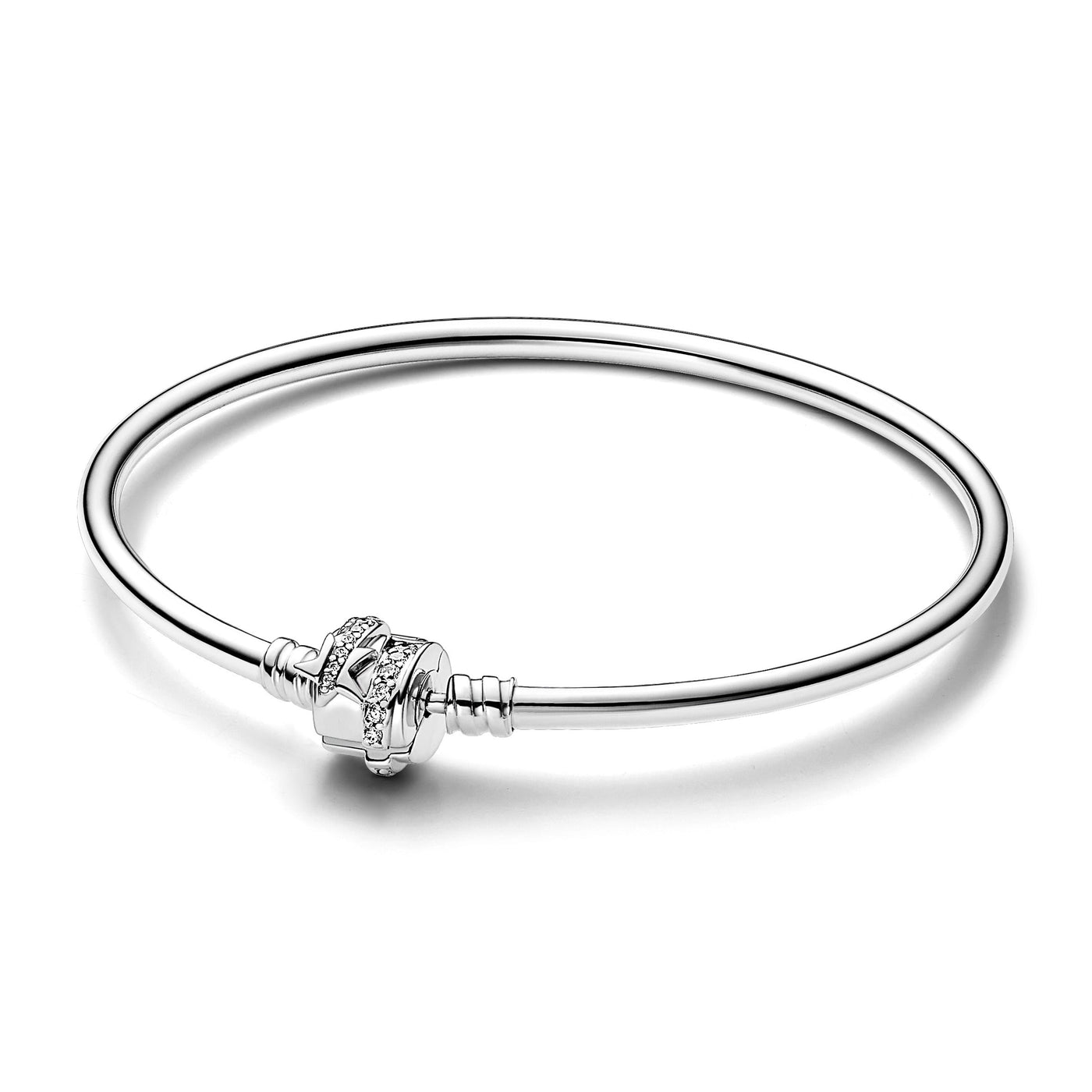 Pandora Moments Sparkling Shooting Star Clasp Bangle 592733C01