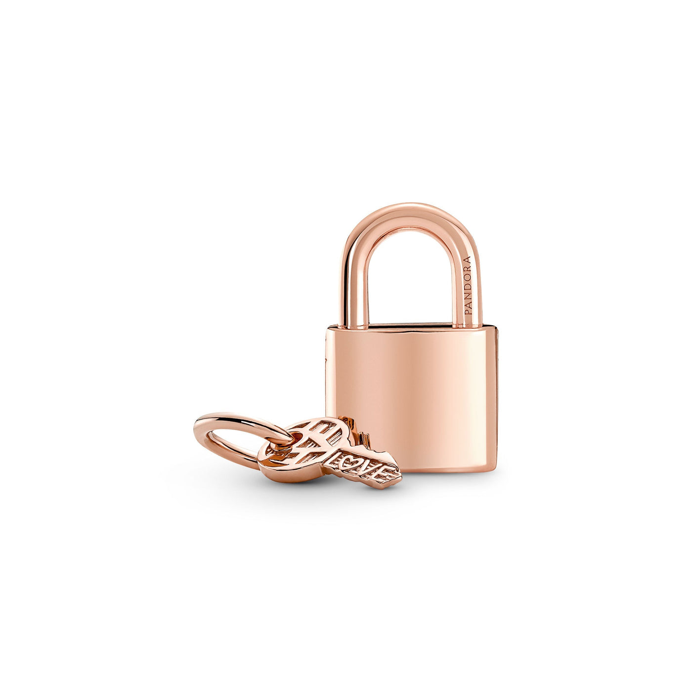 Padlock & Key Dangle Charm