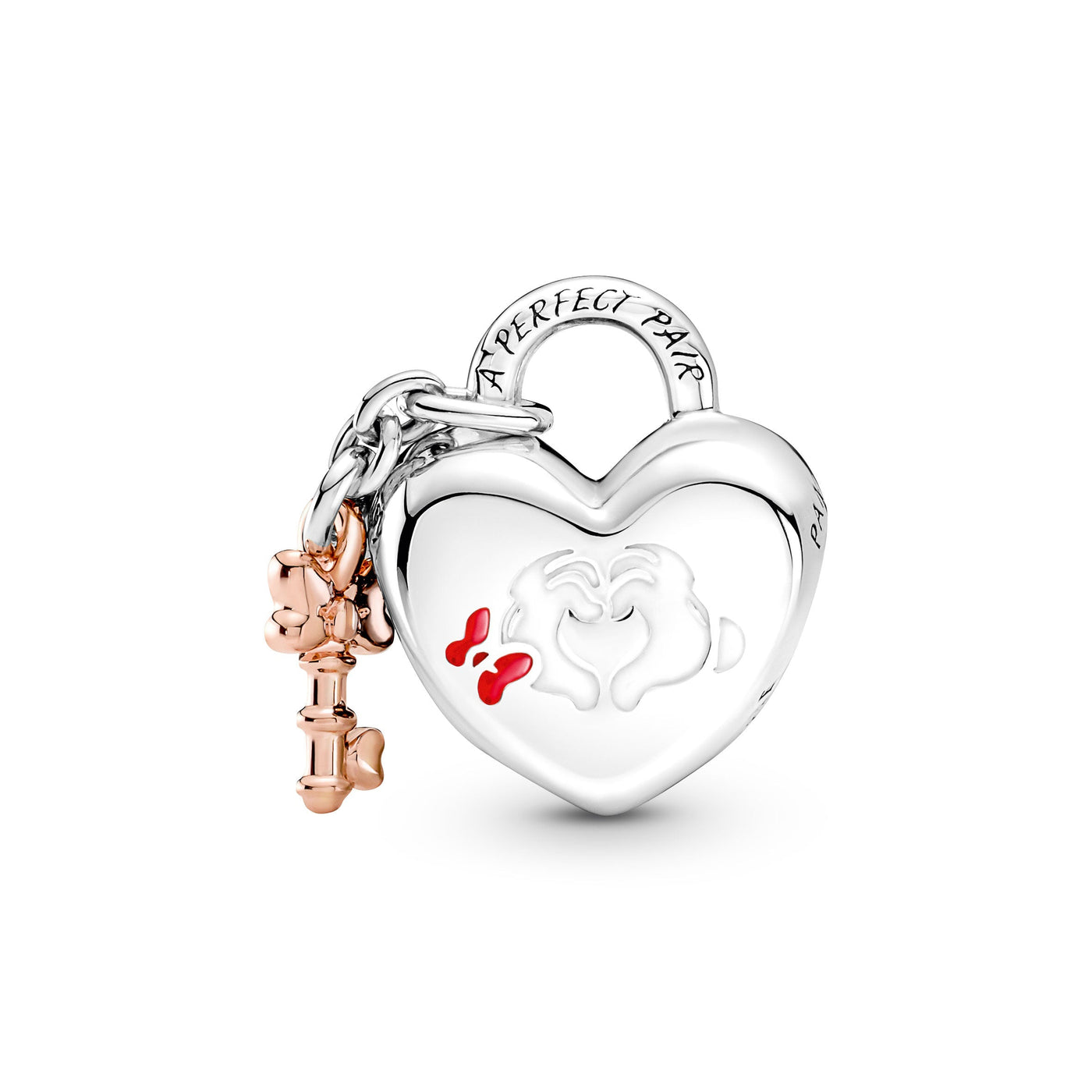 Disney Mickey Mouse & Minnie Mouse Padlock Charm