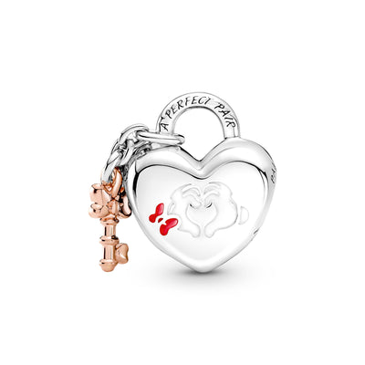 Disney Mickey Mouse & Minnie Mouse Padlock Charm