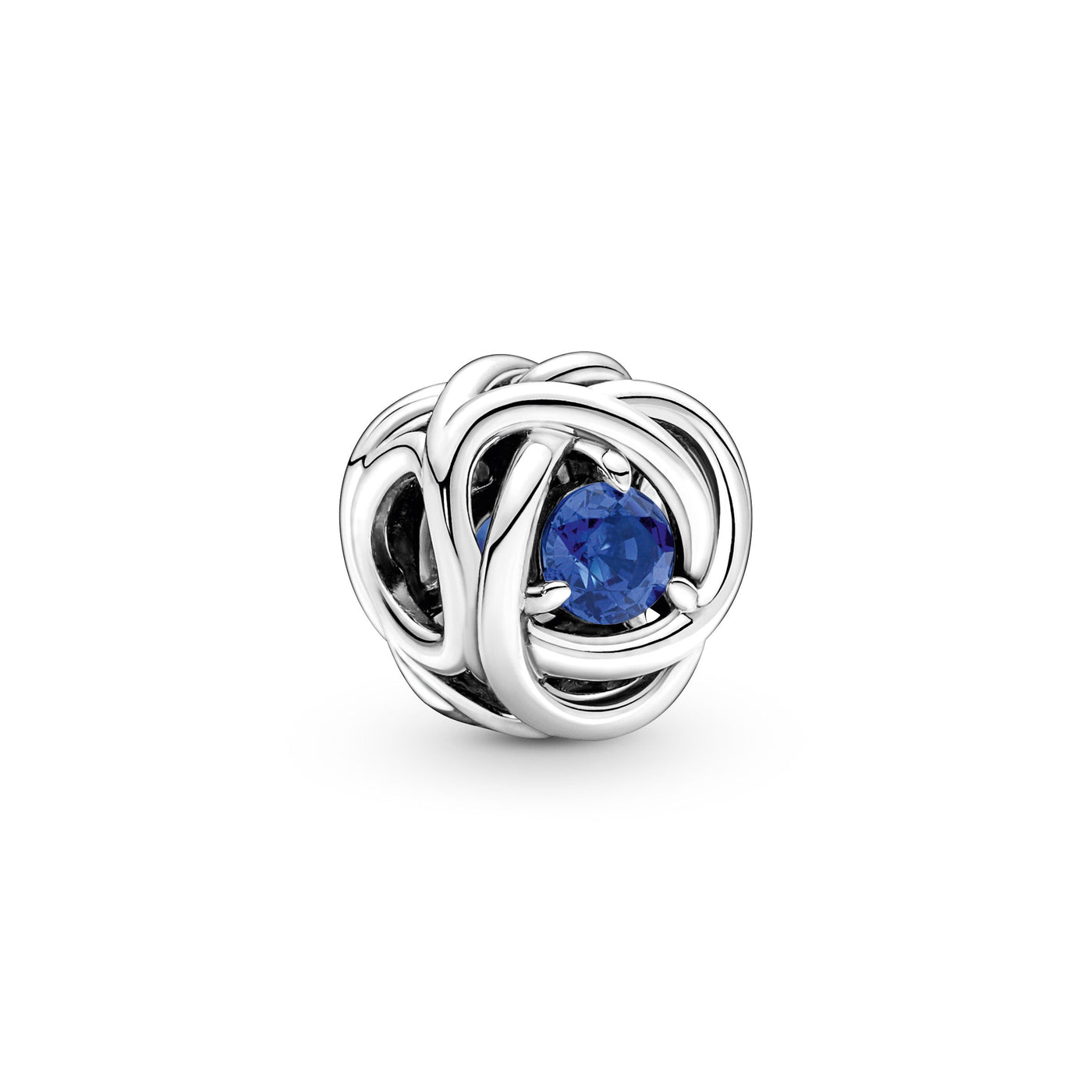 Blue Eternity Circle Charm