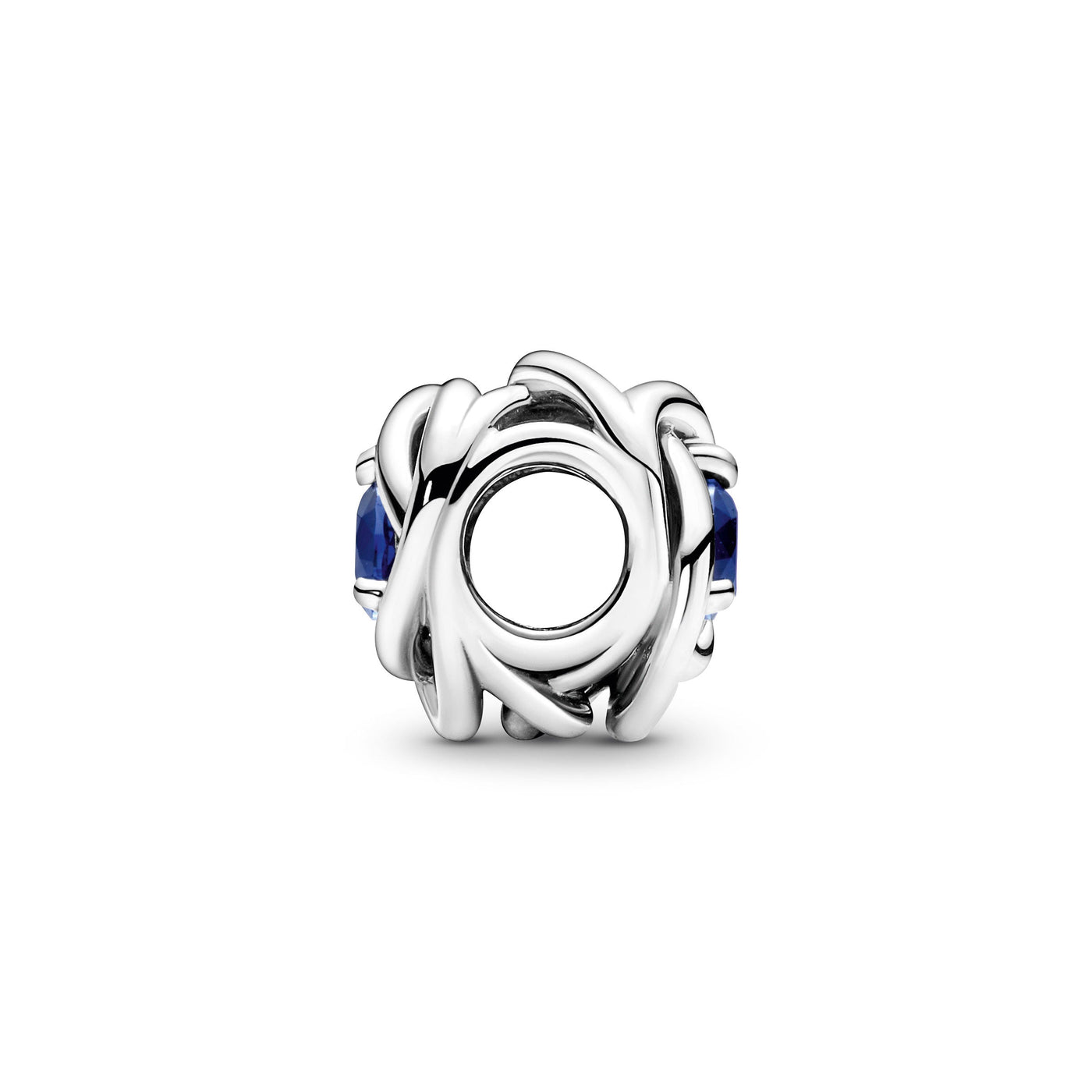 Blue Eternity Circle Charm