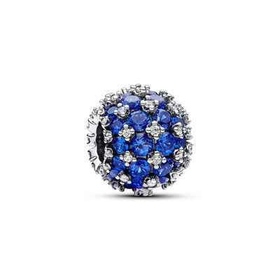 Pandora Sparkling Pavé Round Blue Charm 792630C02