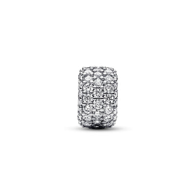 Pandora Sparkling Pavé Triple-row Charm 792820C01