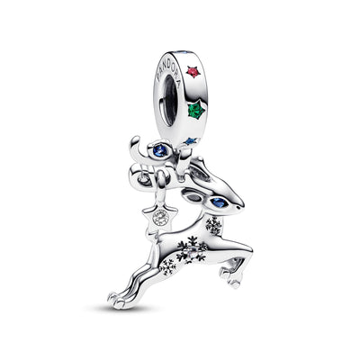 Pandora Magical Christmas Reindeer Dangle Charm 792826C01