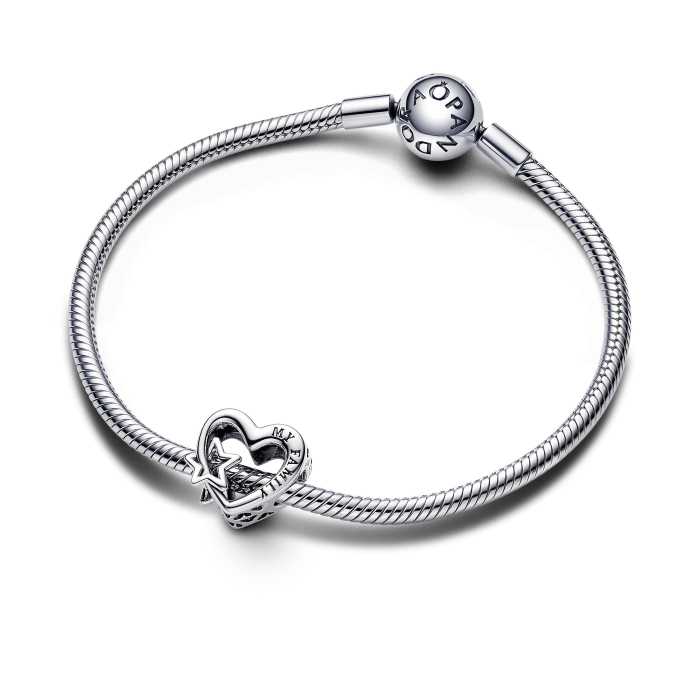 Pandora Openwork Family Heart & Star Charm 792829C00