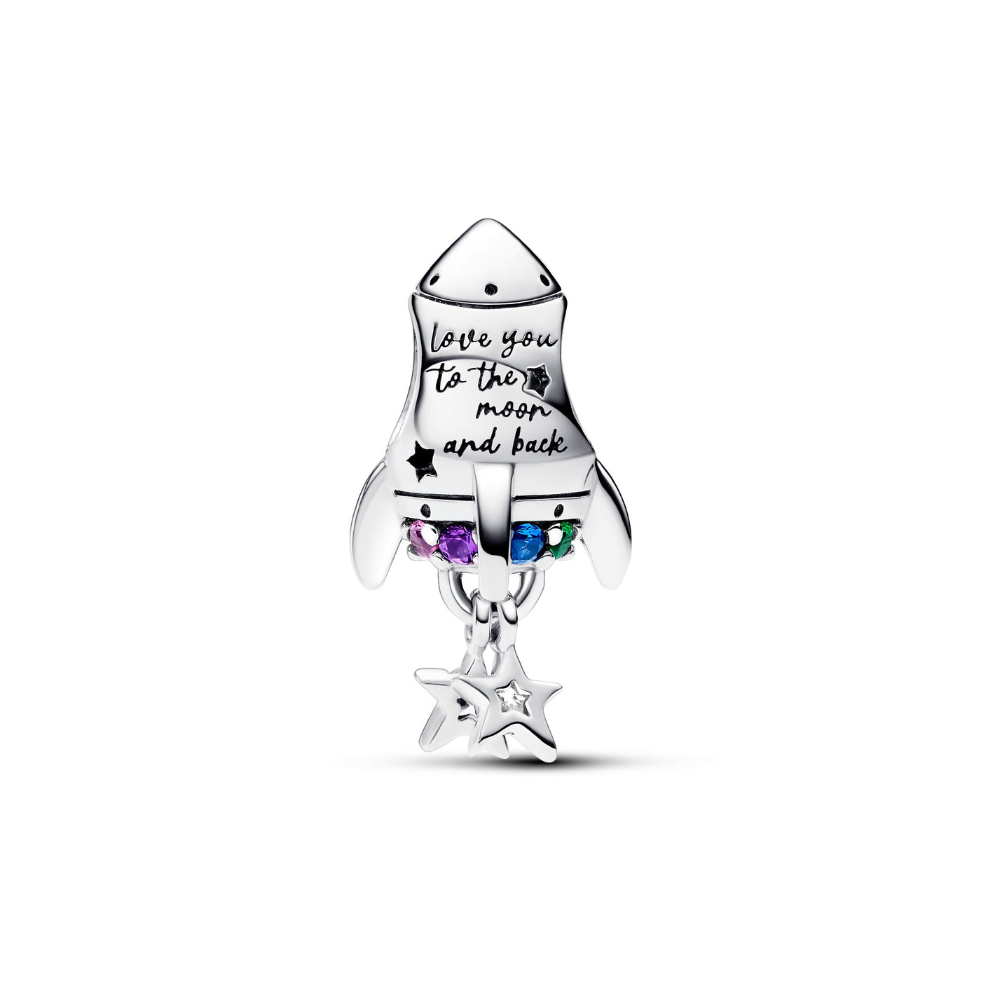 Pandora Space Love Rocket Charm 792831C01