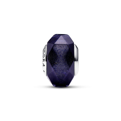 Pandora Faceted Blue Murano Glass Charm 792984C00