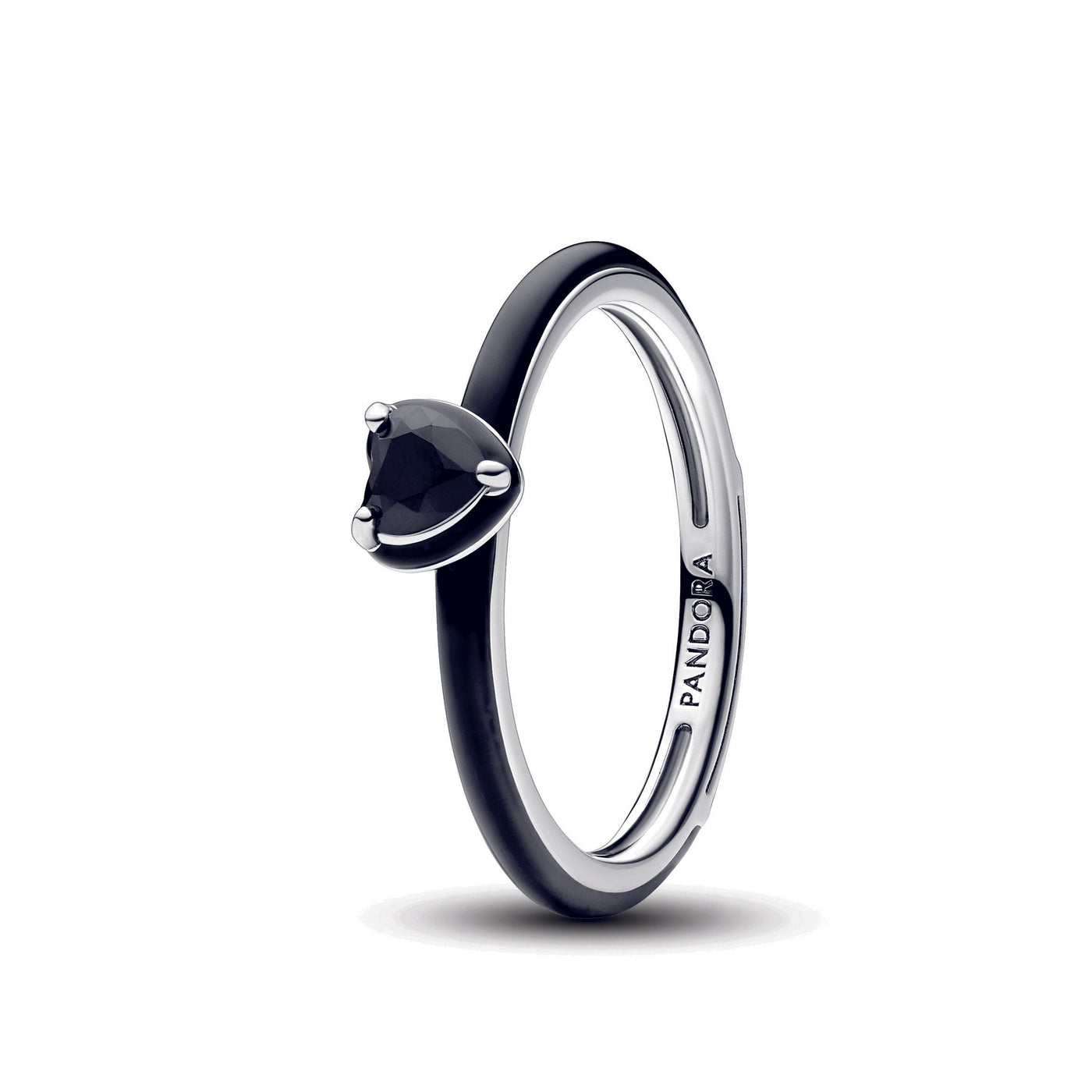 Pandora ME Black Chakra Heart Ring 193088C01