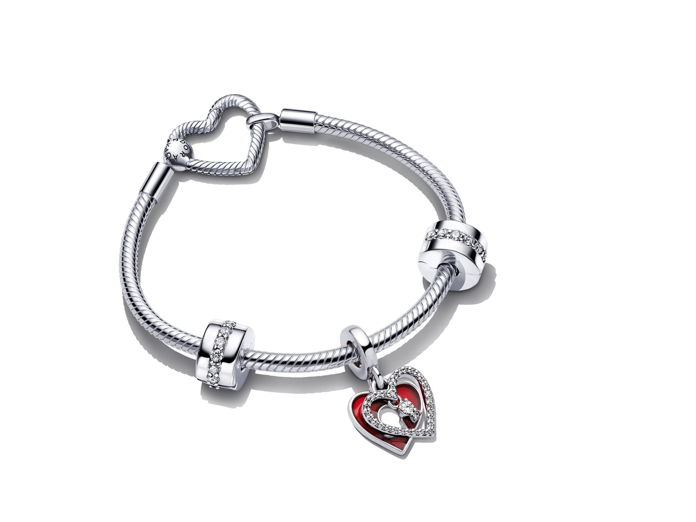 Heart & Keyhole Bracelet Gift Set B802375