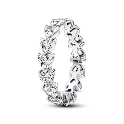 Row of Hearts Eternity Ring 193103C01