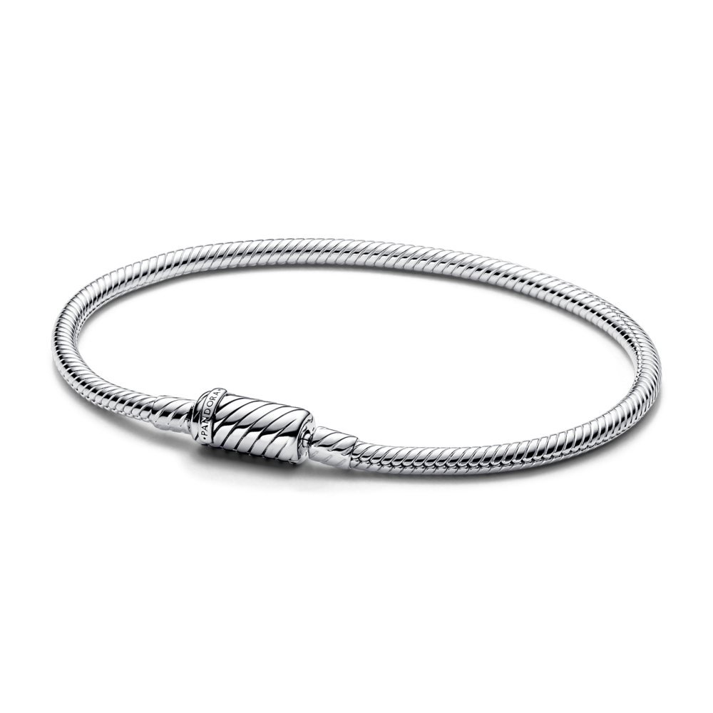 Pandora Moments Sliding Magnetic Clasp Snake Chain Bracelet 590122C00