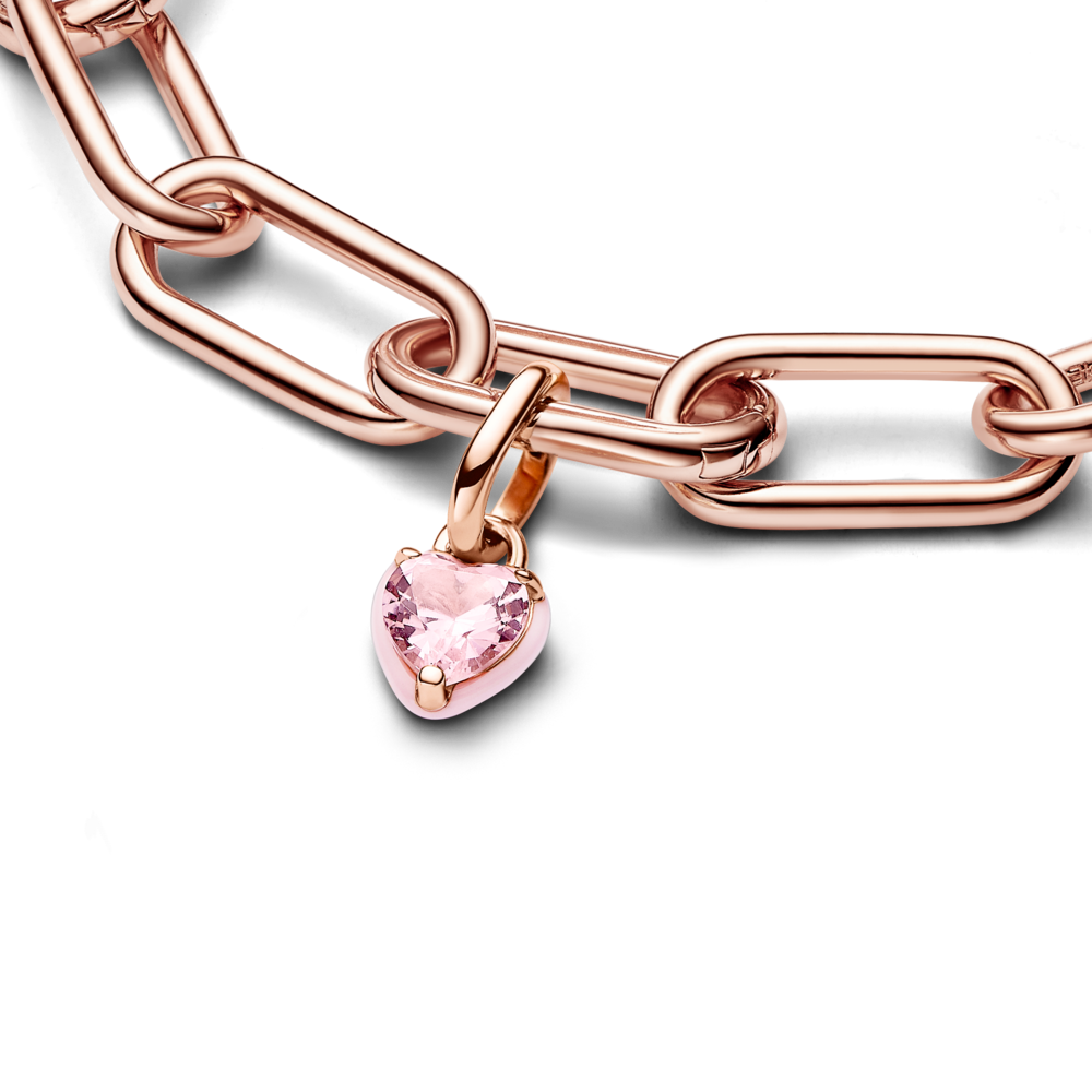 Pandora ME Pink Chakra Heart Mini Dangle Charm 783042C01