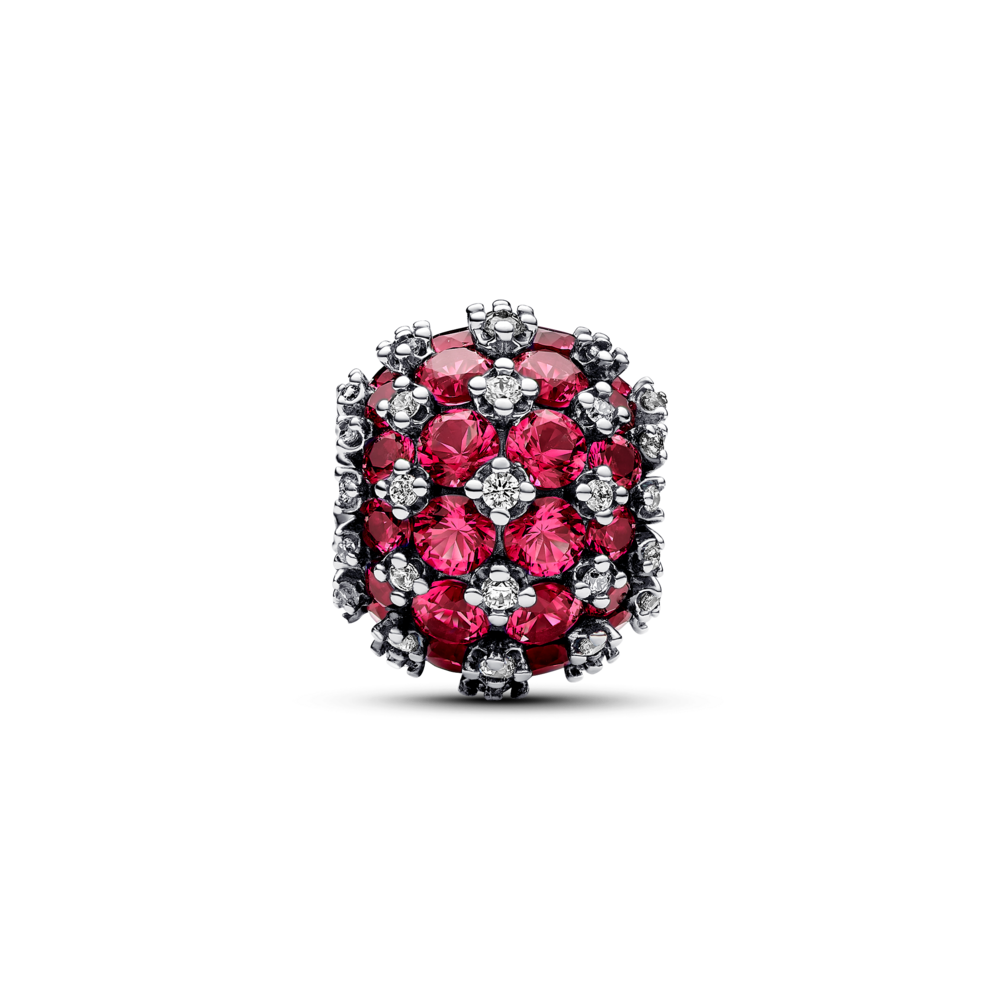 Sparkling Pavé Round Pink Charm 792630C03