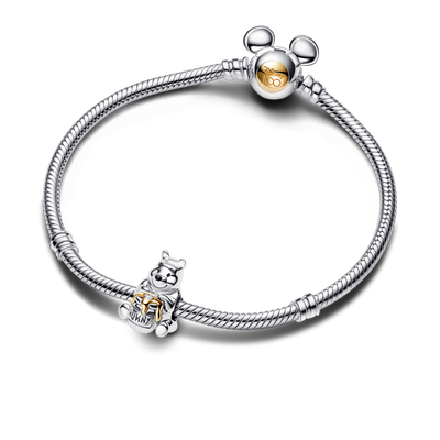 Pandora Disney 100th Anniversary Winnie the Pooh Lab-created Diamond Dangle Charm 793029C01