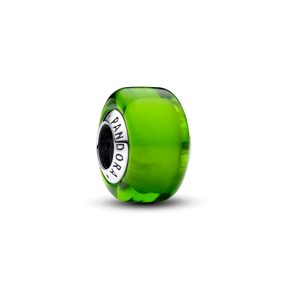 Green Mini Murano Glass Charm 793106C00