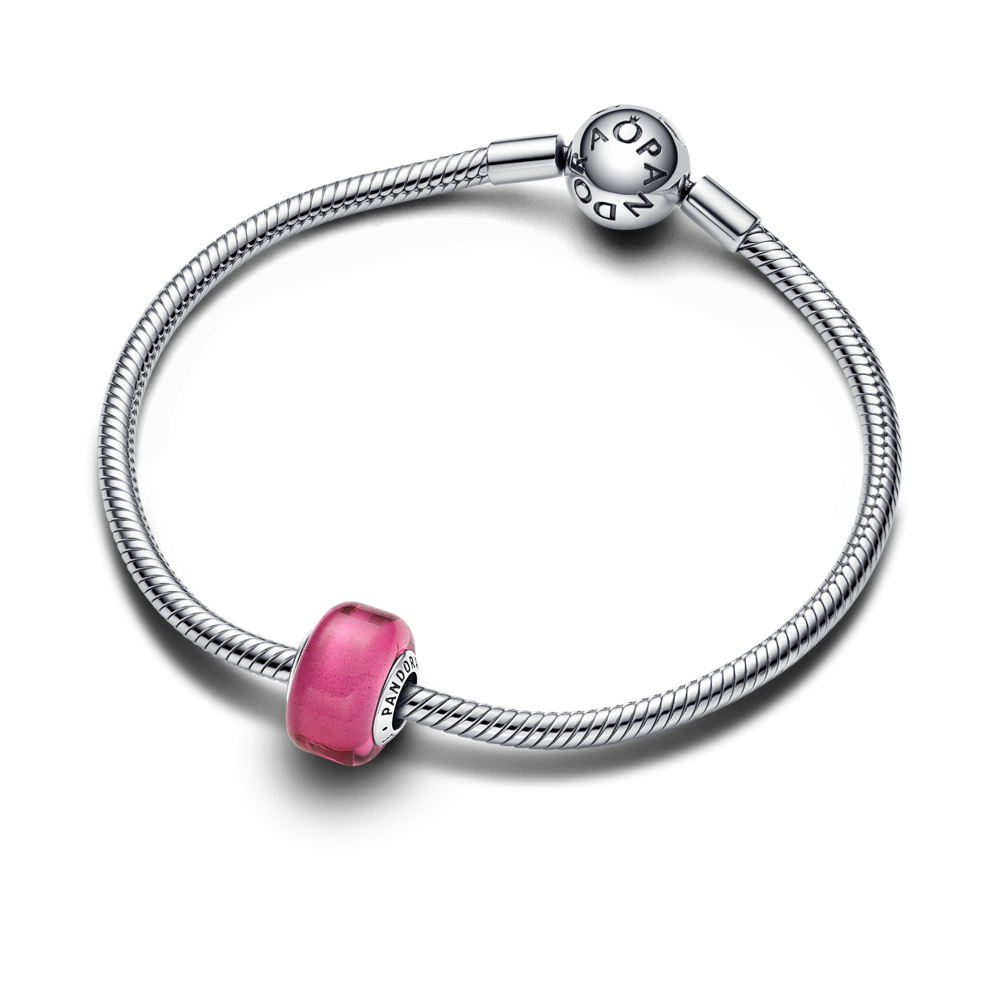 Pink Mini Murano Glass Charm 793107C00